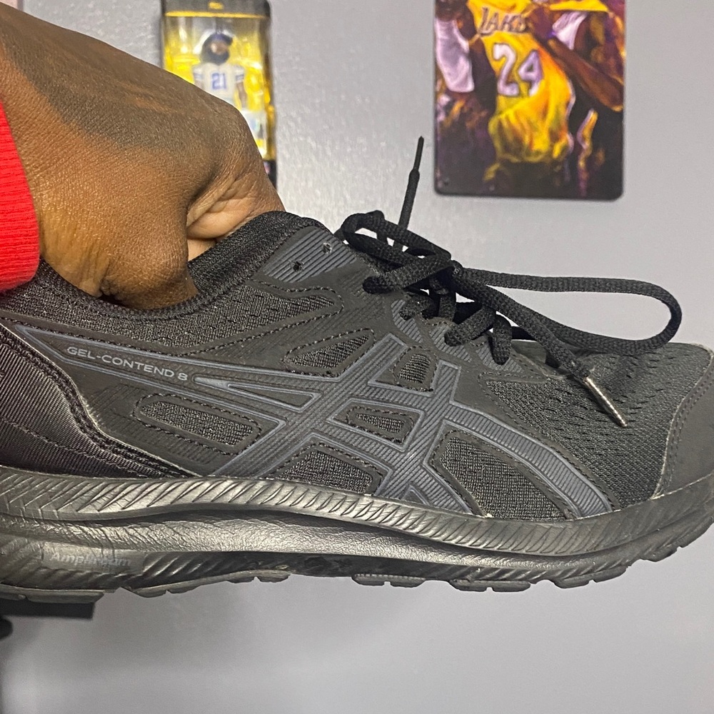 ASICS Gel-Contend 8 Black Athletic Shoes